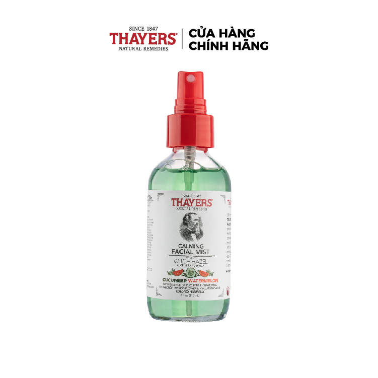 Nước hoa hồng không cồn Thayers cao cấp - Hương dưa leo và dưa hấu 118ml