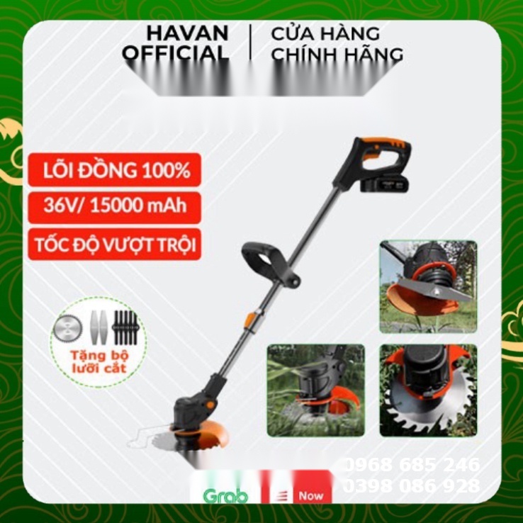 Máy cắt cỏ cầm tay X2000, Máy tỉa cây đa năng nhỏ gọn tích hợp chíp quản lý điện năng thông minh đảm