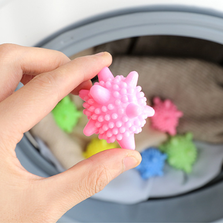 Combo 10 Quả Cầu Gai Bỏ Máy Giặt , Bóng Giặt Chống Nhăn Quần Áo