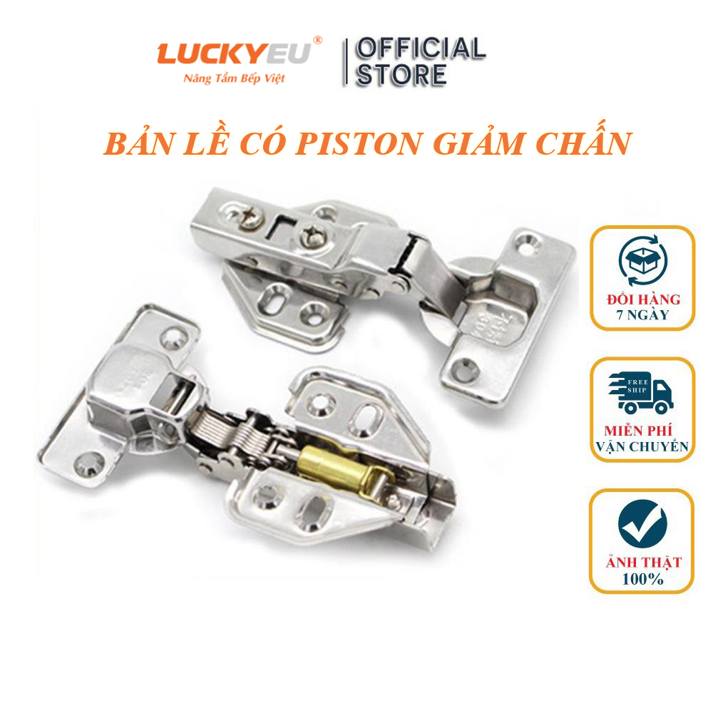 [Bản lề giảm chấn ] Bản lề tủ gỗ có piston giảm chấn , Bản lề tự hãm ,  Bản lề cho Cửa tủ nội thất chất liệu inox , đủ 03 dòng bản lề lắp đặt hiện nay dùng cho lắp tủ bếp, tủ quần áo, tủ gỗ, tủ nhựa.