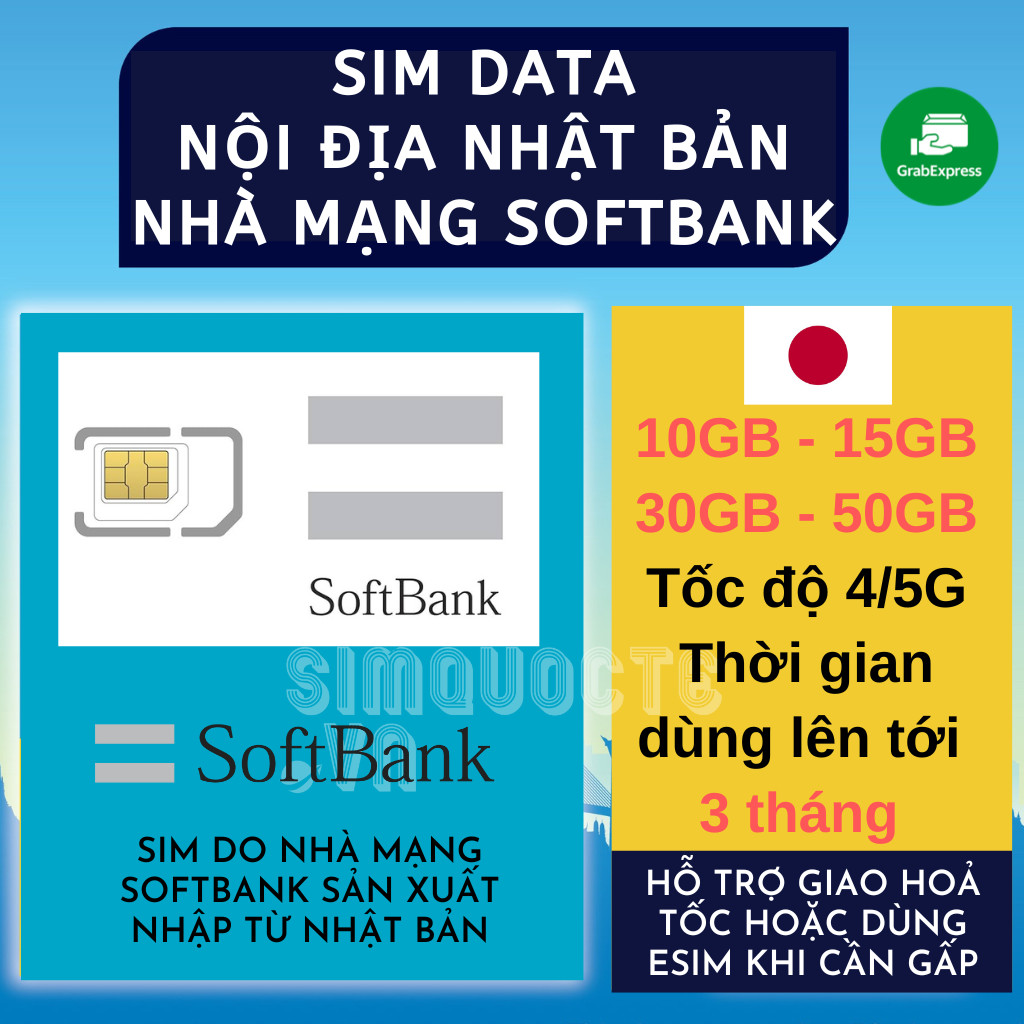 Thẻ vào mạng 4G Sim Du Lịch NHẬT BẢN JOYTEL Tốc Độ Cao 4G Hỗ trợ Giao Nhanh và Esim