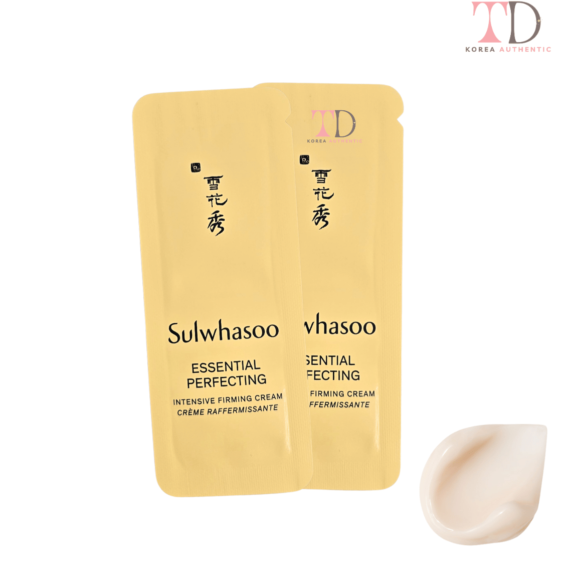 Sulwhasoo 10 Gói Kem Dưỡng Nâng cơ dưỡng ẩm chống lão Sulwhasoo Essential Pefecting Firming Cream 1ml gói dùng thử tloskorea cũ