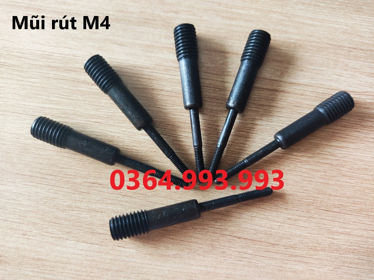 Mũi rút máy bắn tán rút RL0310. Phụ kiện máy rút đai ốc RL0310 (M4-M10)