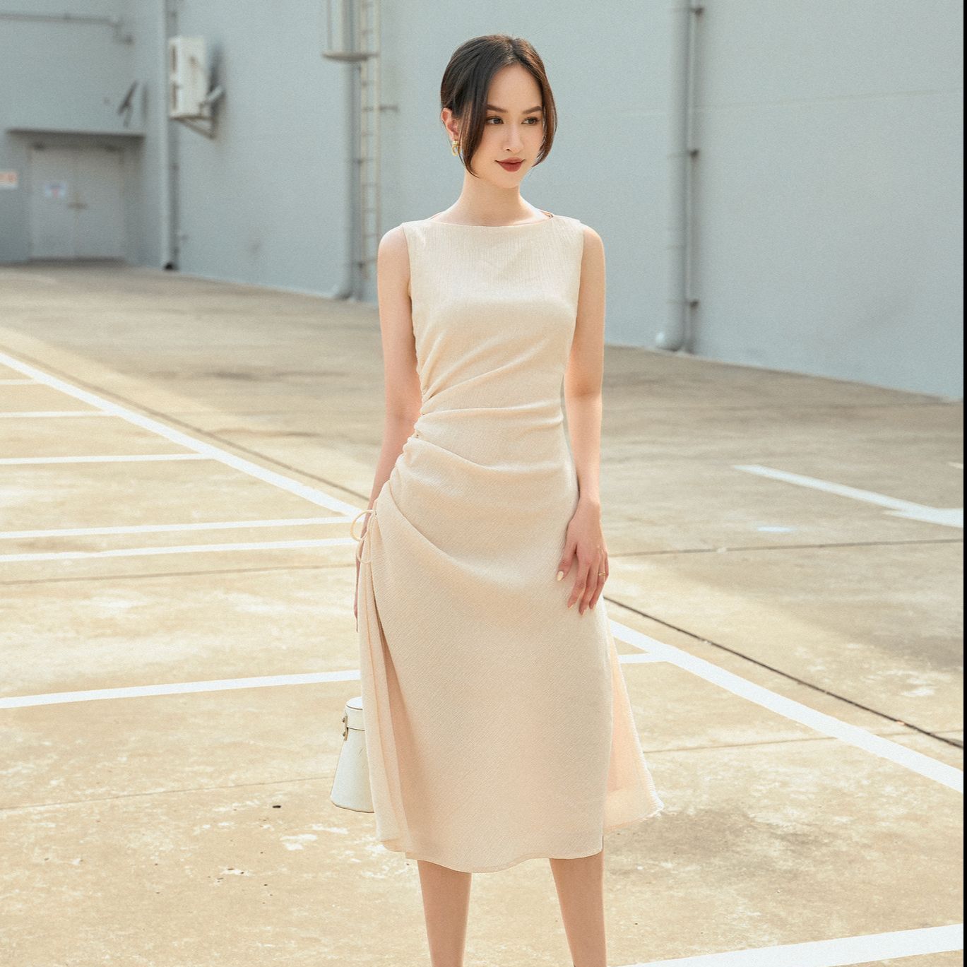 Olv - đầm tyanna ruched dress