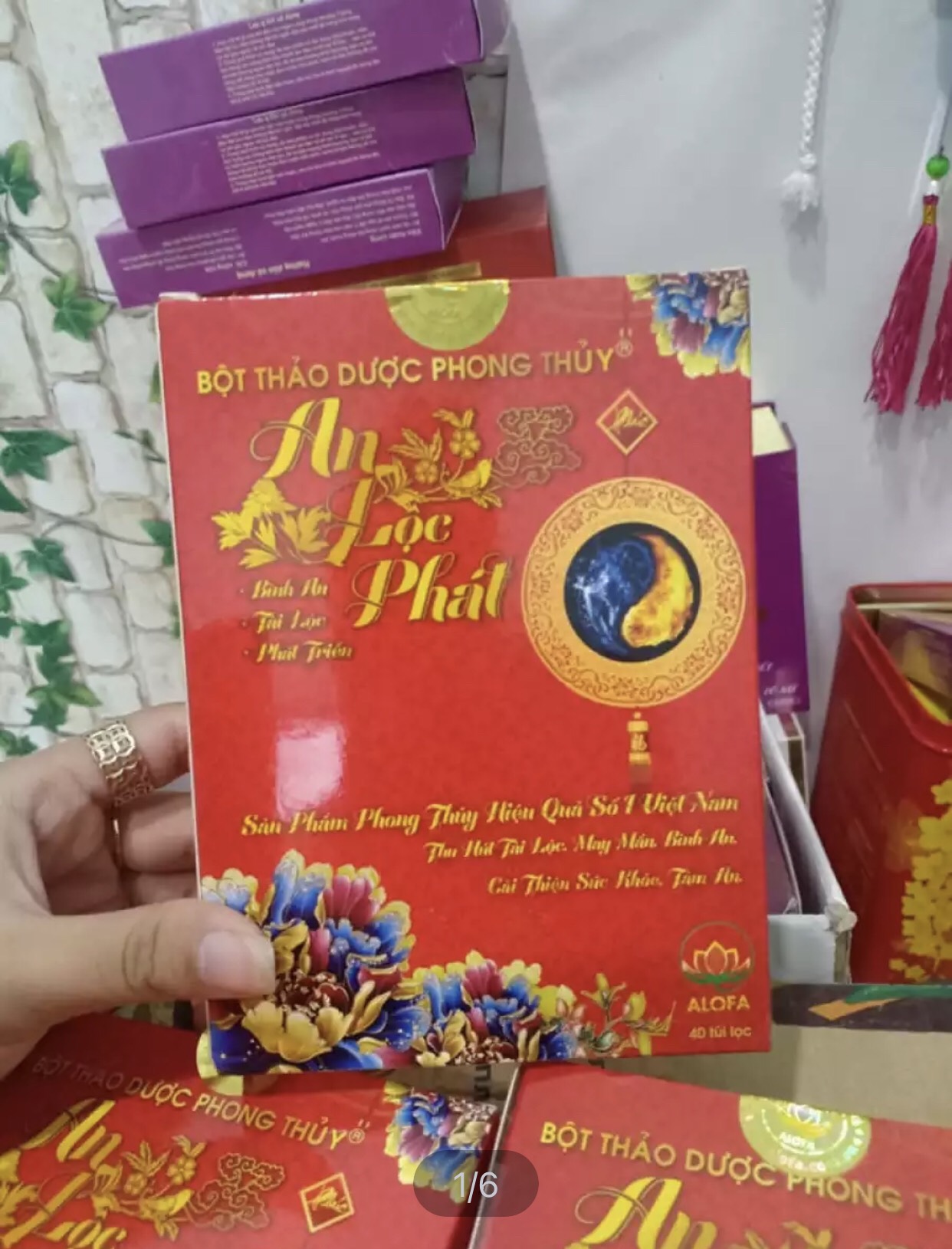 Bột Phong Thủy Alofa bột hút tài lộc may mắn trong làm ăn