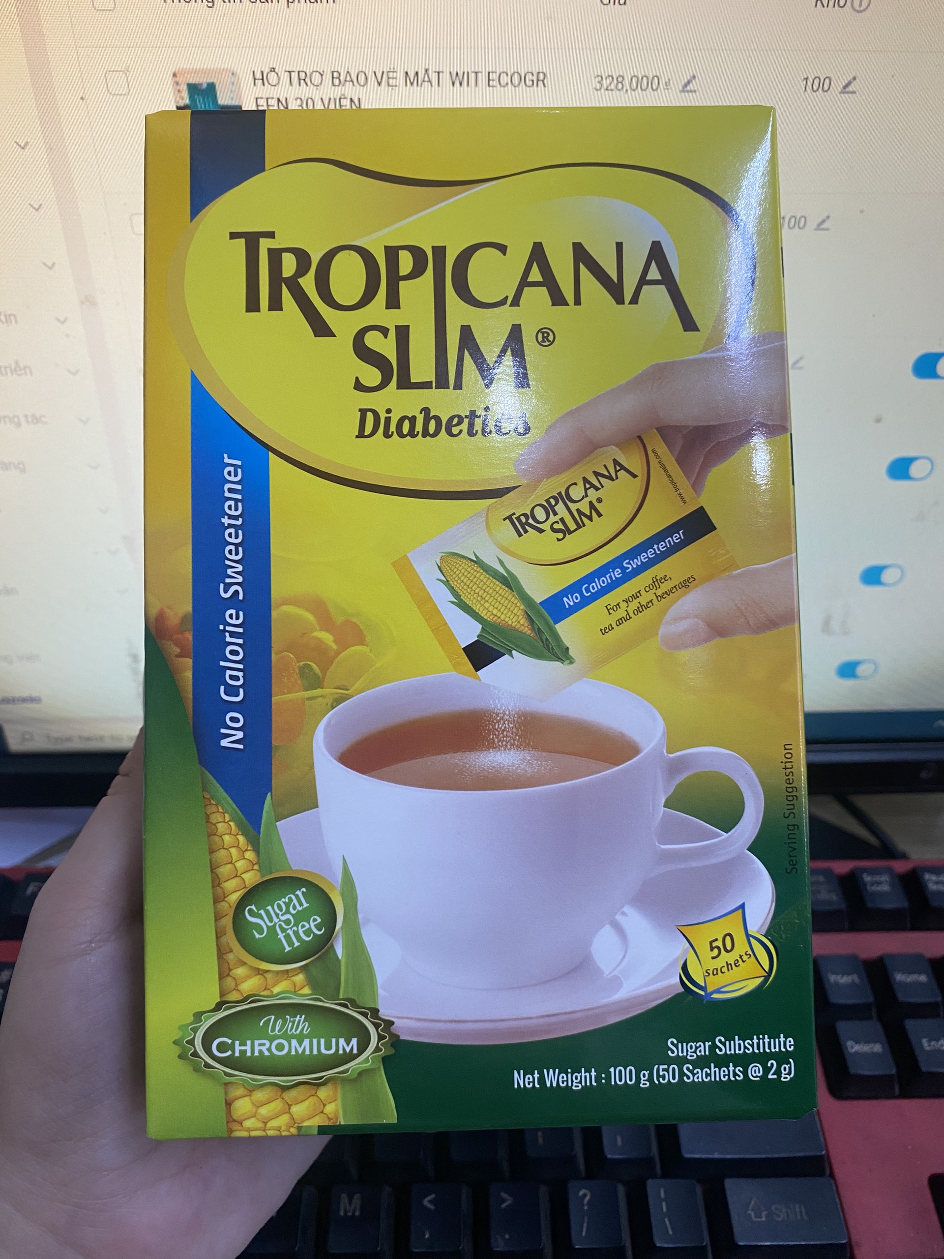 Đường bắp ăn kiêng tropicana slim