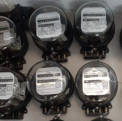 Combo 11 công tơ điện 1 pha 2 dây, đồng hồ đo điện chất lượng giá rẻ npp.