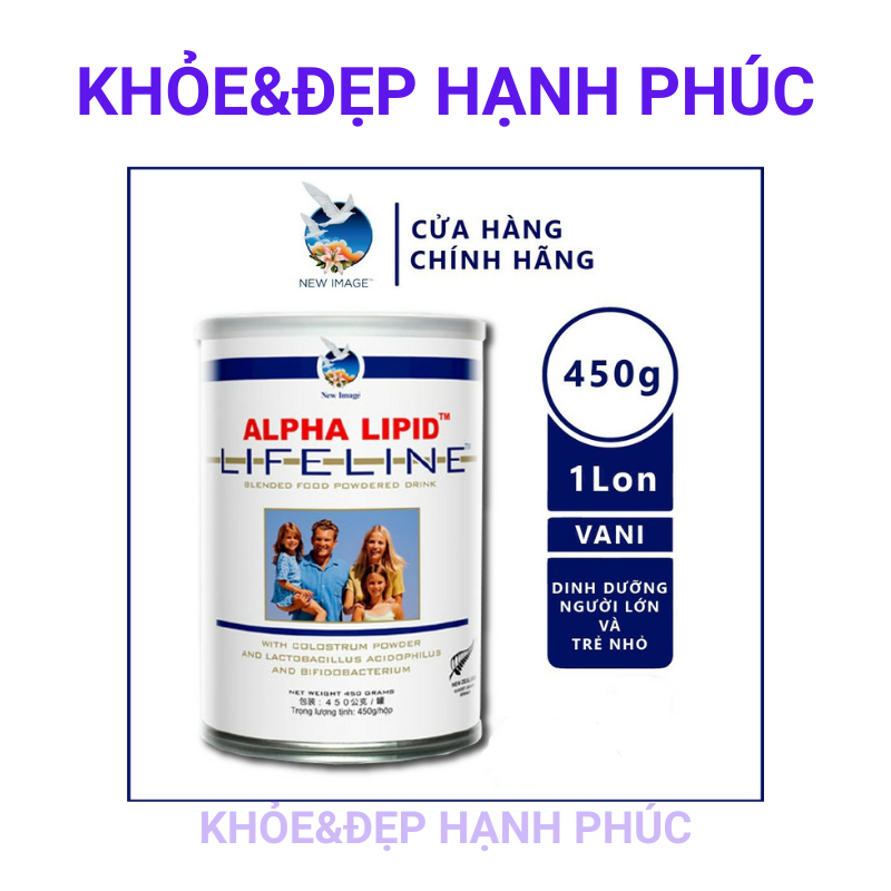 Chính hãng cạo mã code Sữa non Alpha Lipid Lifeline New Zealand - 450gr