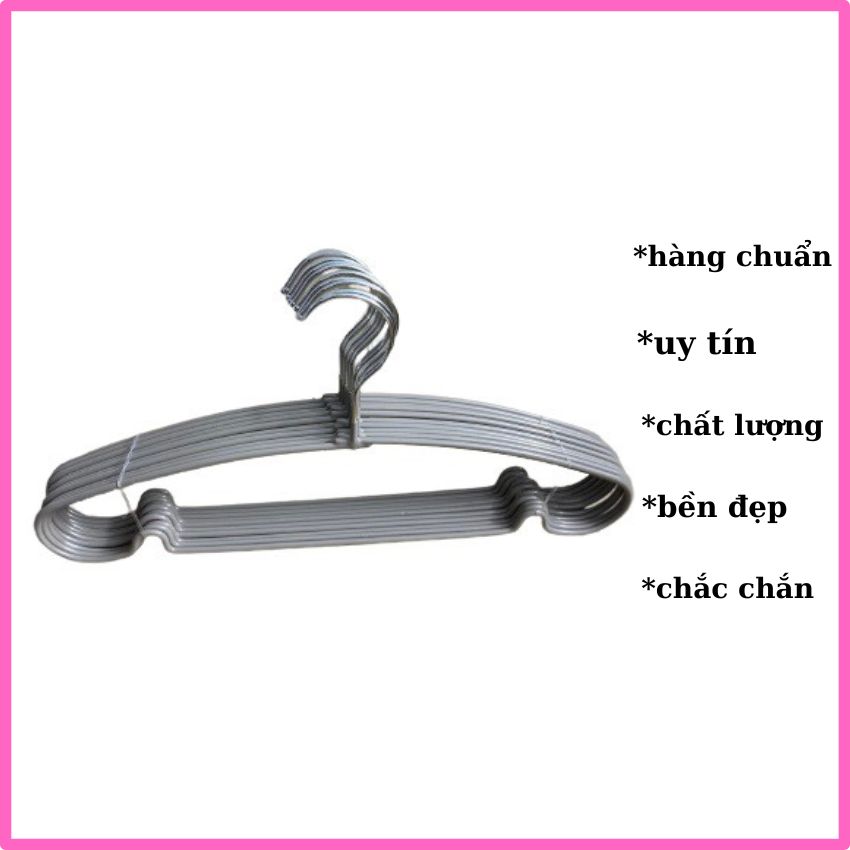 Móc treo quần áo,set 10 móc treo quần áo hai lớp cao cấp,mắc áo,móc phơi đồ loại xịn chống han gỉ thông minh siêu bền