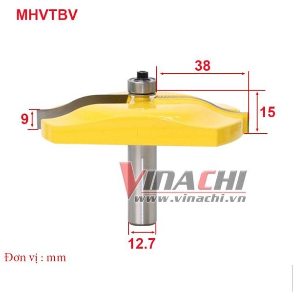 Mũi phay huỳnh ván tủ bếp vàng MUWANG