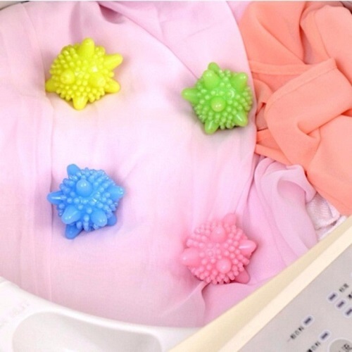 Combo 5 Quả cầu gai giặt đồ - Bóng giặt quần áo