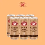 CÀ PHÊ SỮA ĐÓNG LON HIGHLANDS COFFEE - LỐC 6 LON