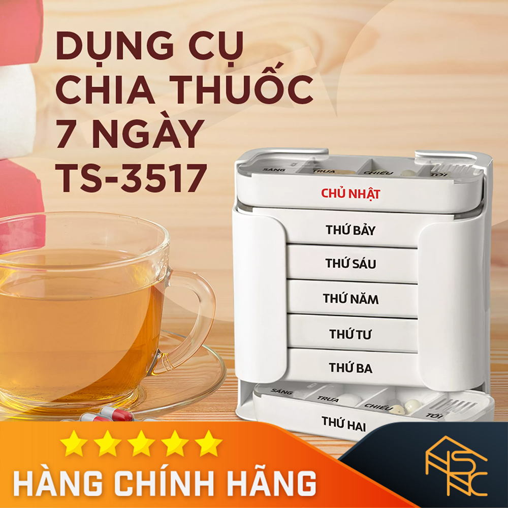 Hộp chia thuốc 7 ngày 4 buổi cho người già