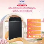 Máy giặt cửa trên Aqua 12KG AQW-FR120HT.BK - Miễn phí vận chuyển toàn quốc - Hỗ trợ lắp đặt