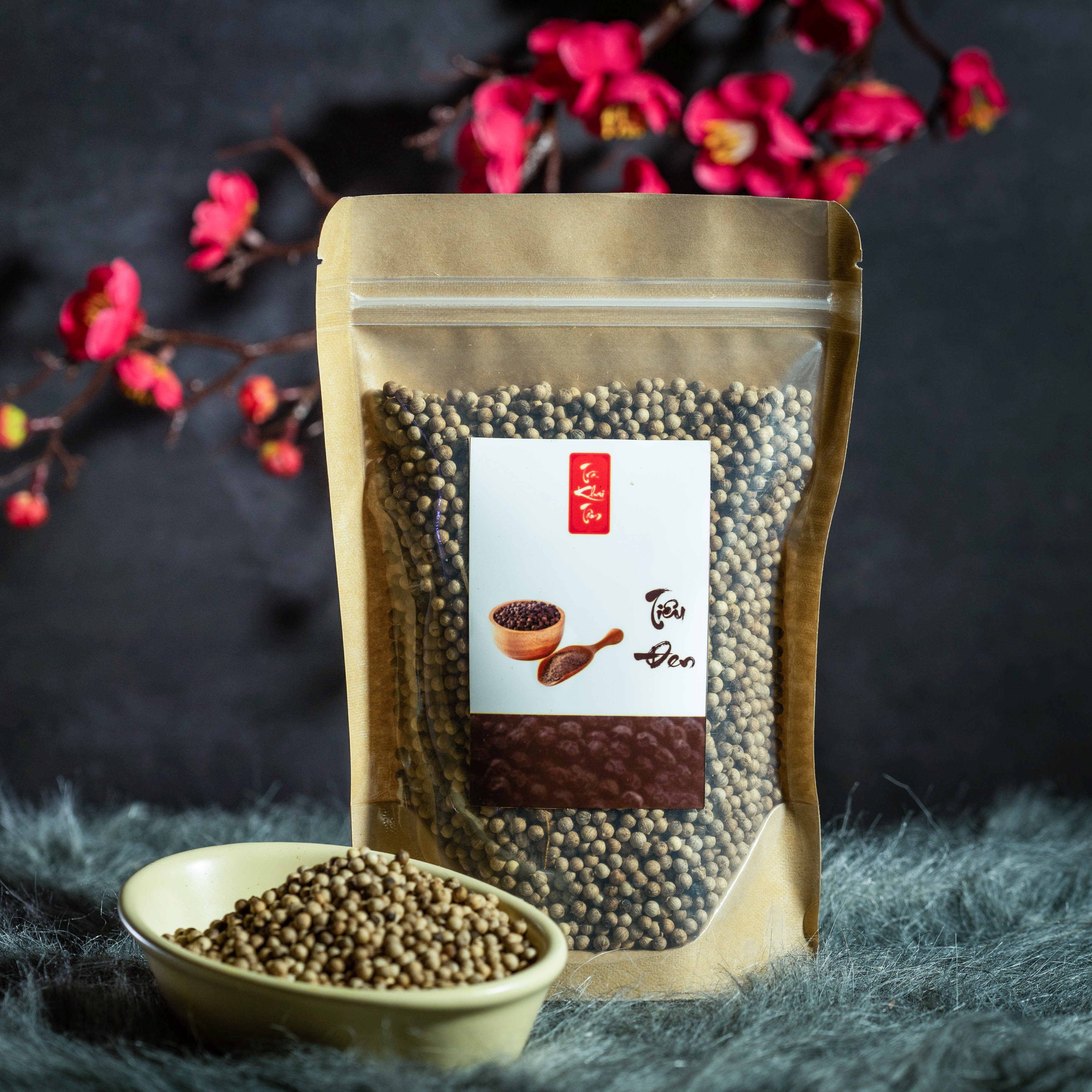 Freeshipmax - tiêu đen nguyên chất thơm cay nồng loại đẹp ❤️freeship❤️ black pepper, hồ tiêu đen cay sạch