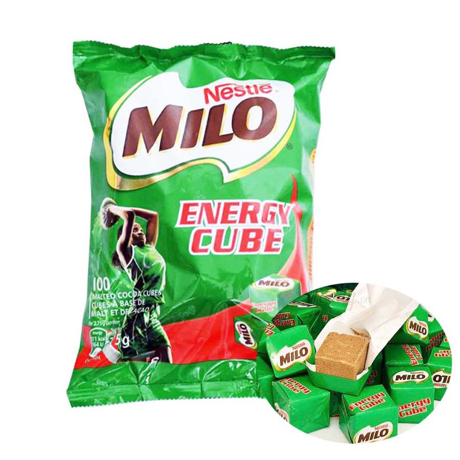 Kẹo Milo Cube gói 100 viên - Thái Lan