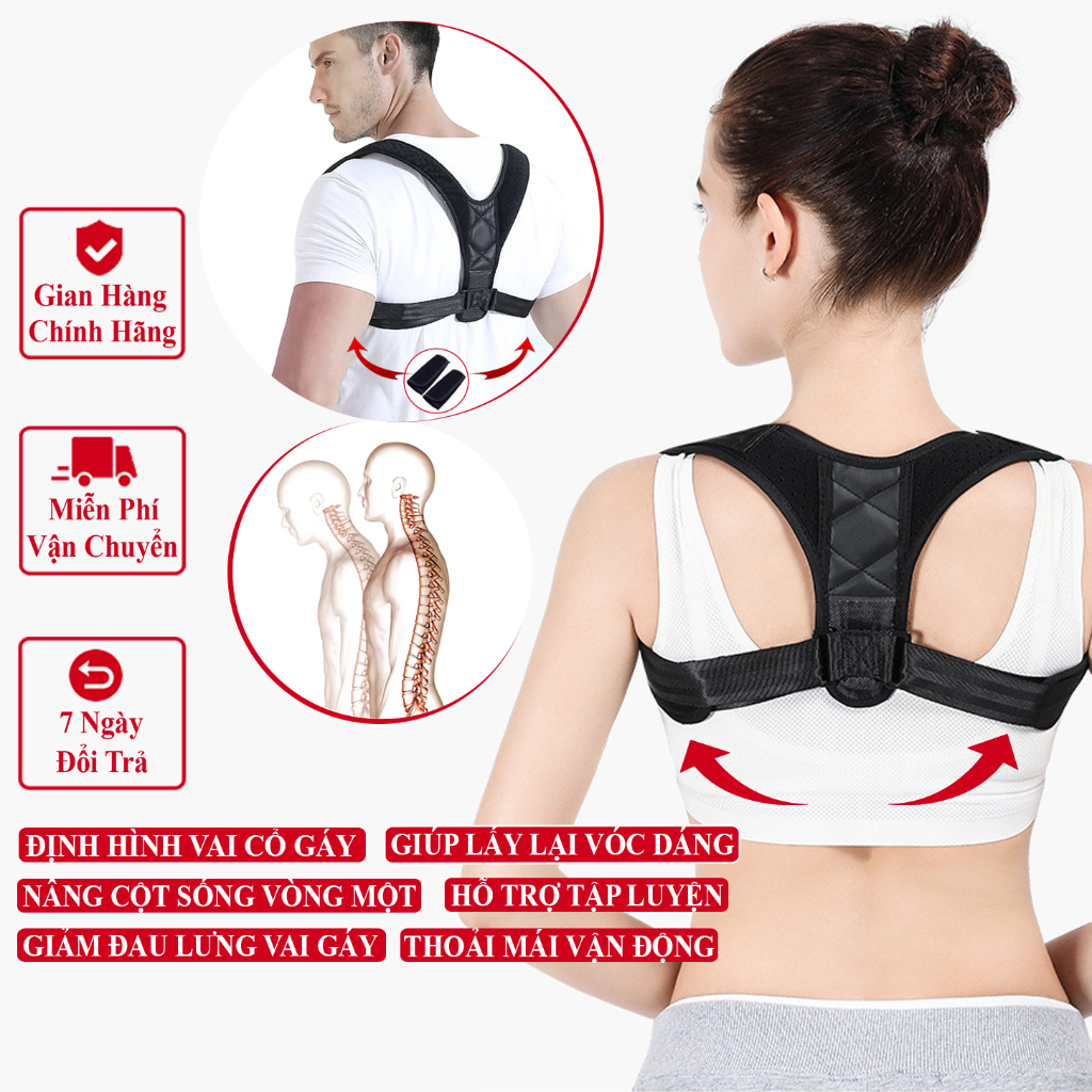 Đai chống gù lưng nam nữ dcg01 hàng chất lượng cao