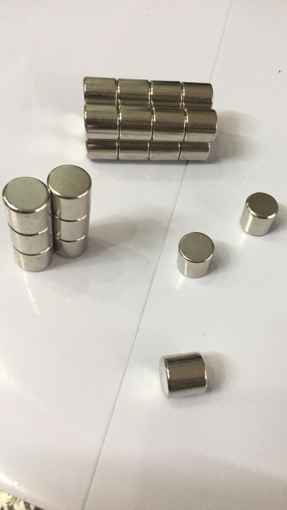 10 viên nam châm đất hiếm siêu mạnh kích thước 15x15mm