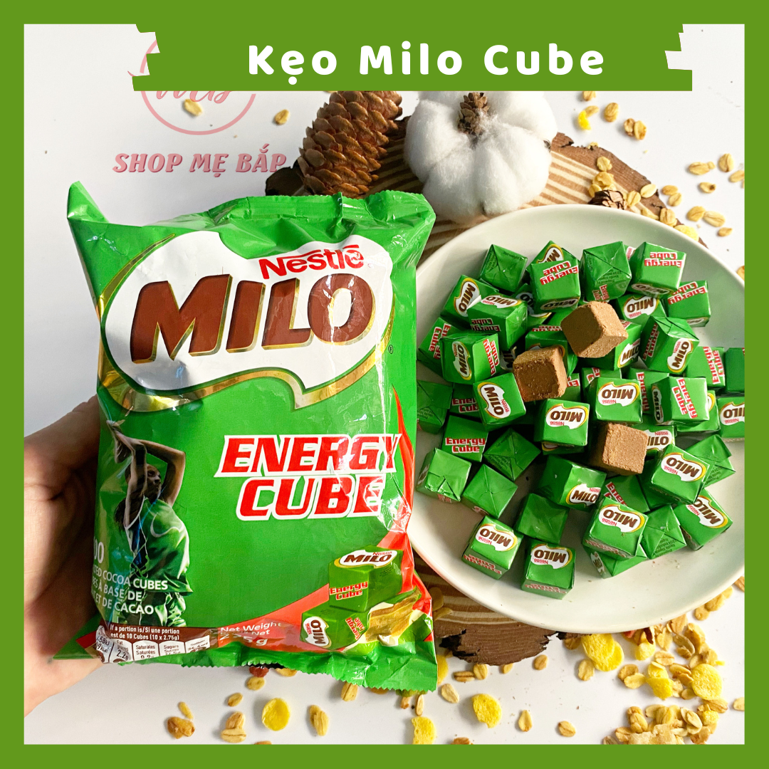 Kẹo Milo Viên Cube Nestle Bịch 100 Viên - Bách Hoá Nhà Bắp  [Date 11/2023]