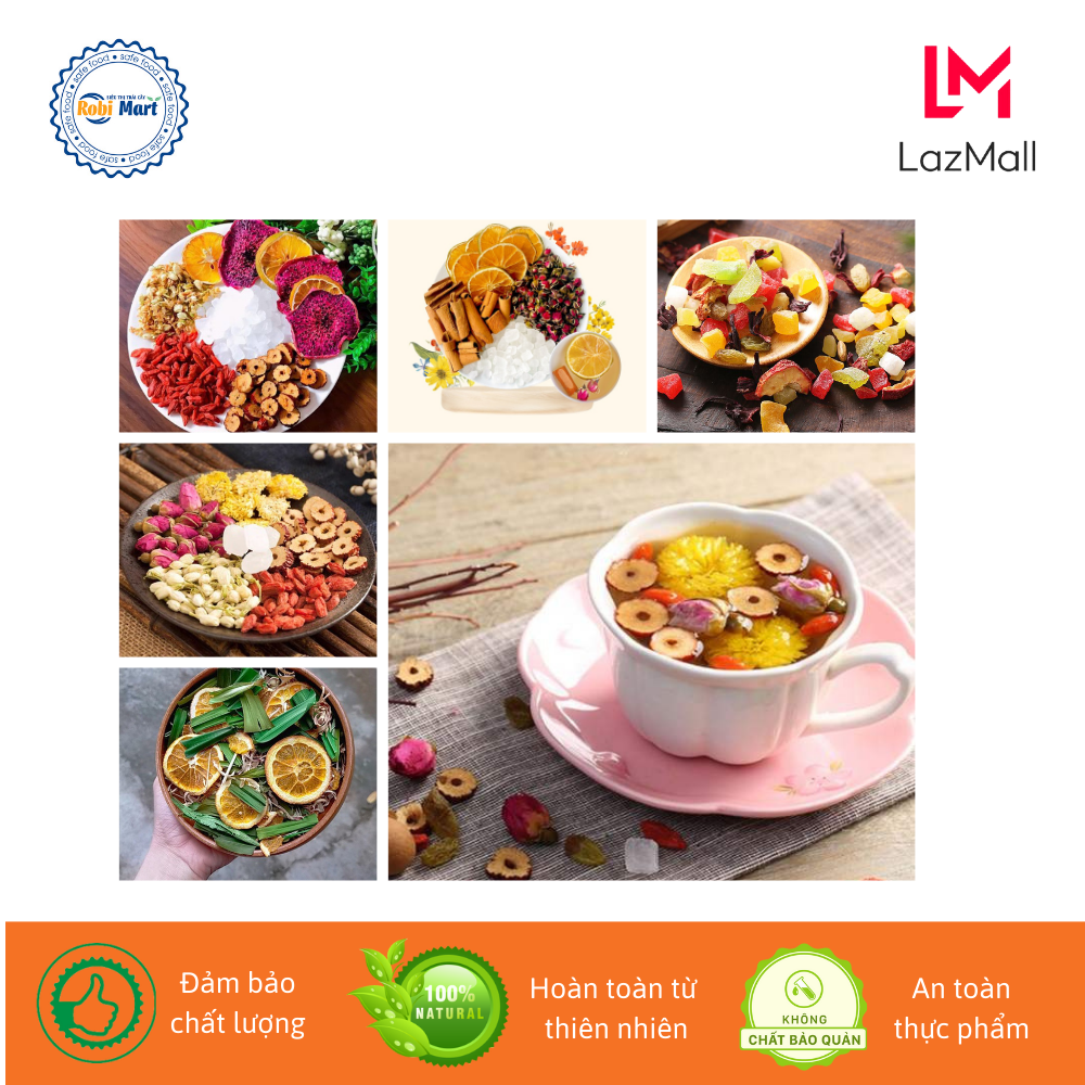 Trà hoa quả mix 1 gói nhỏ thơm ngon, tốt cho sức khỏe
