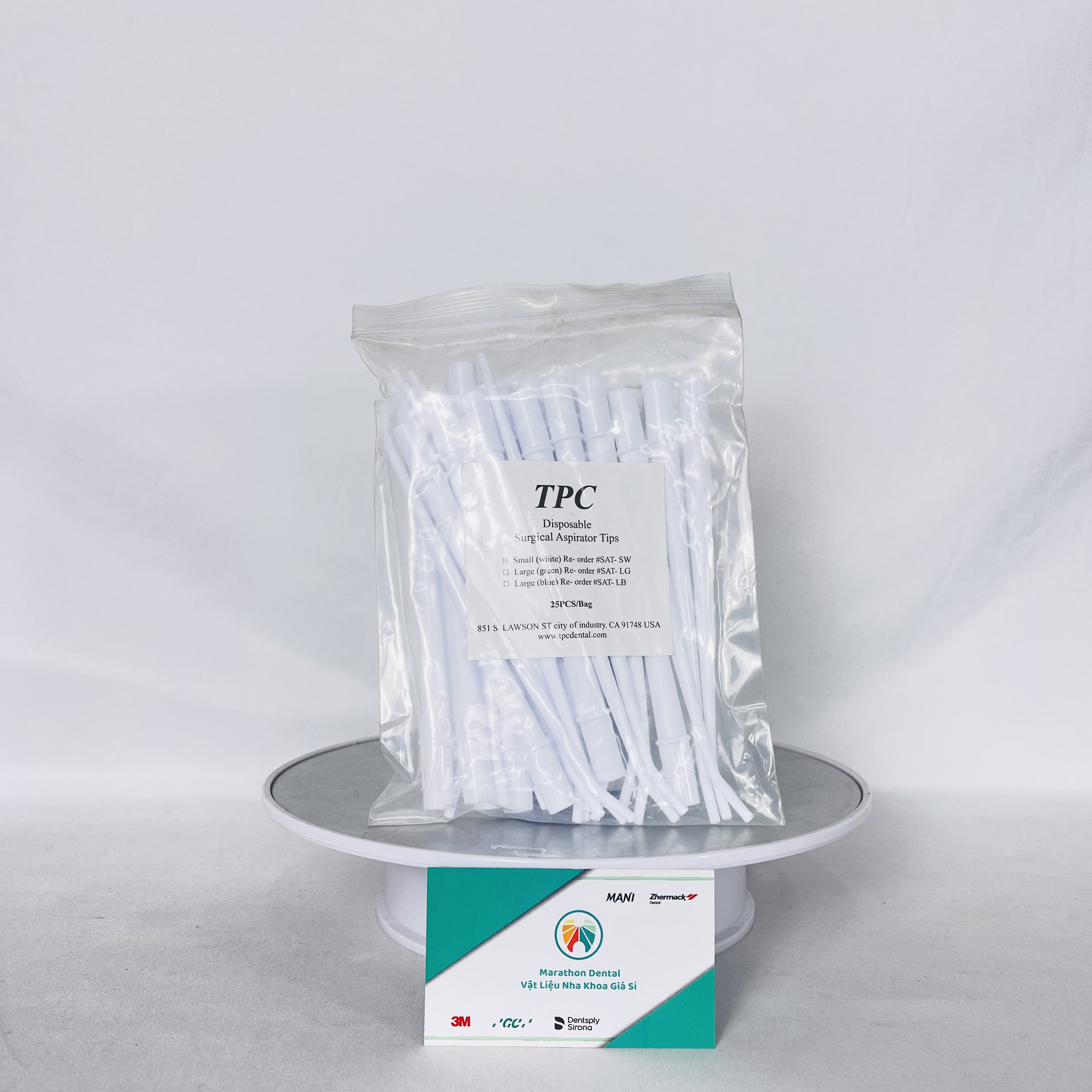 Ống hút phẫu thuật trắng TPC