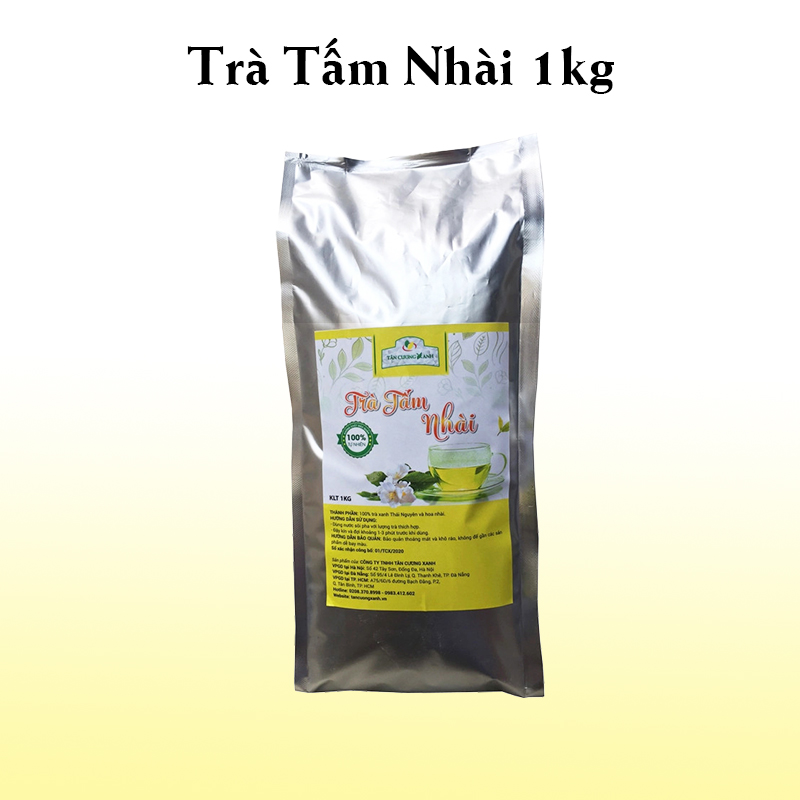 Trà tấm nhài - chuyên pha trà chanh - trà tấm nhài tân cương xanh thơm ngon gói 1kg