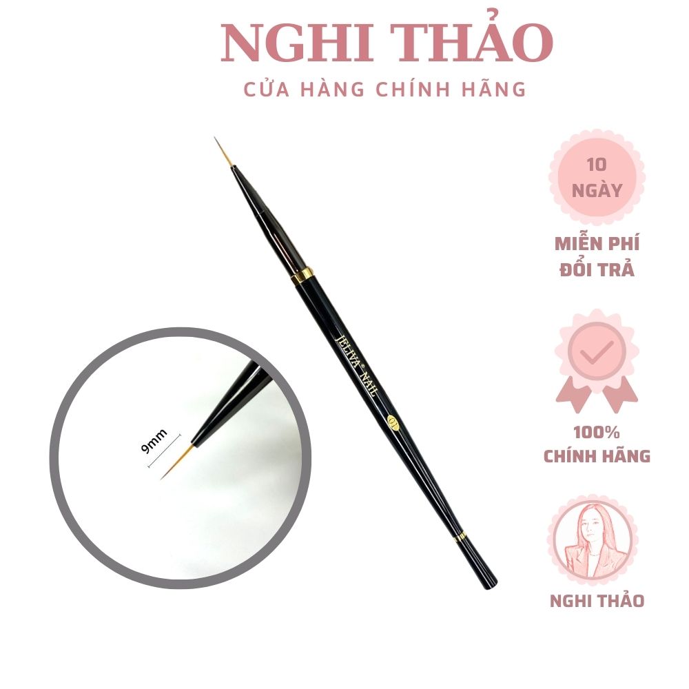 Cọ nét nail 9mm Jeliva 01