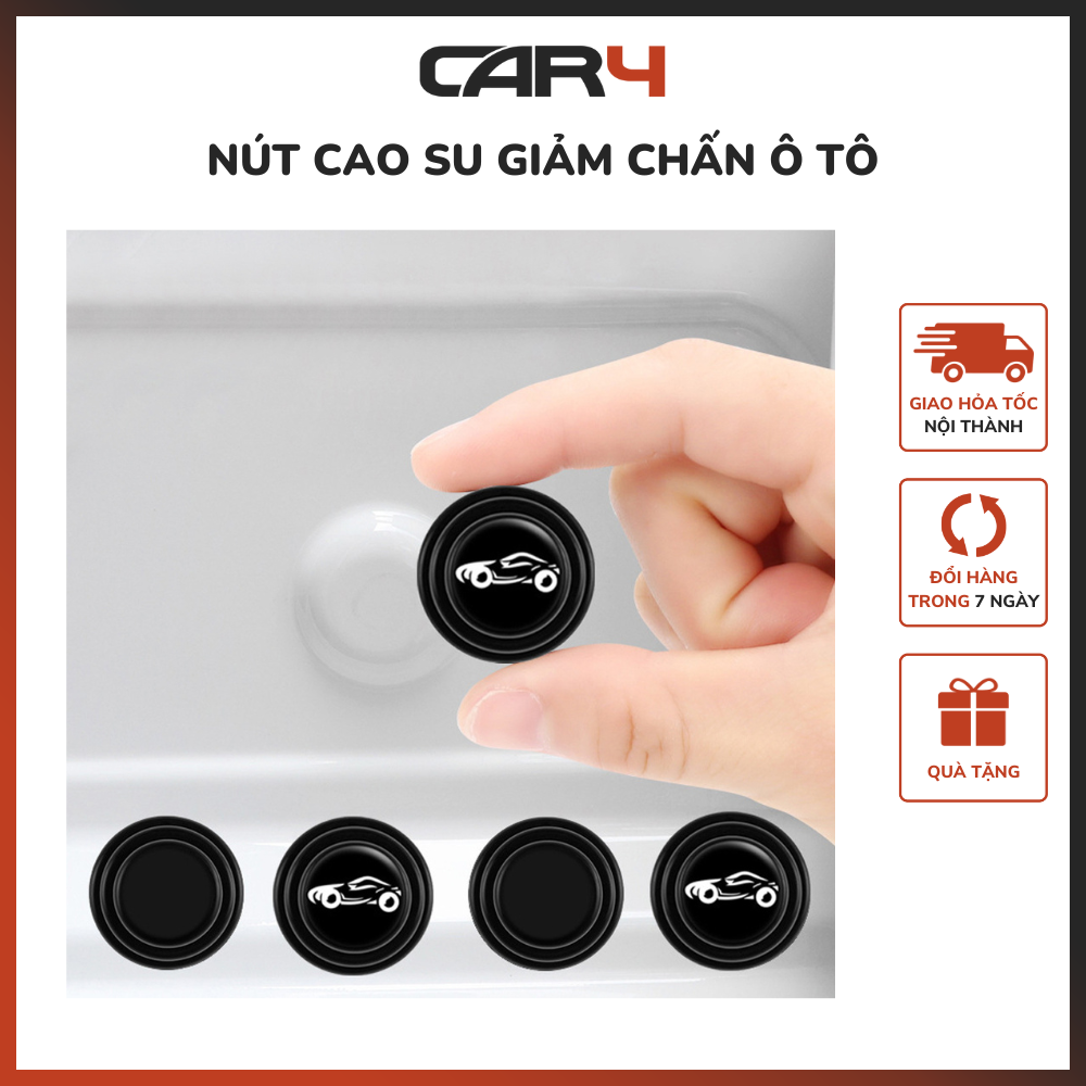 Nút cao su giảm chấn ô tô, giảm lực đóng cửa xe Car4 -
