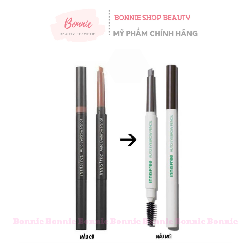 [HCM]Chì kẻ mày 2 đầu Innisfree Auto Eyebrow Pencil