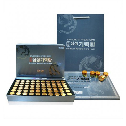 Kiện não – Bổ não Samsung Gi Ryeok Hwan Hàn Quốc hộp 60 viên