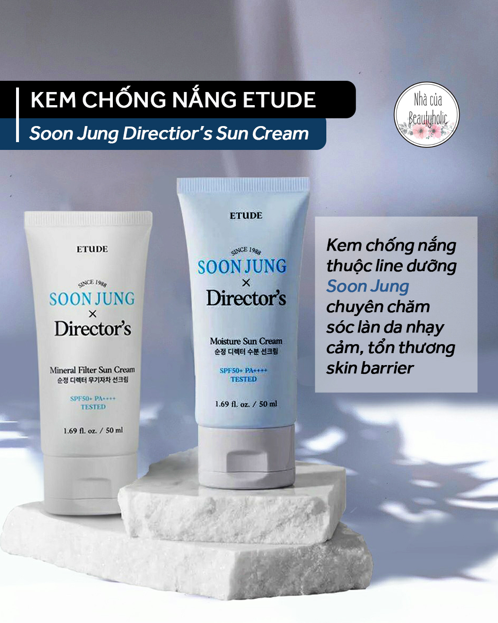 Kem chống nắng etude house soon jung director's