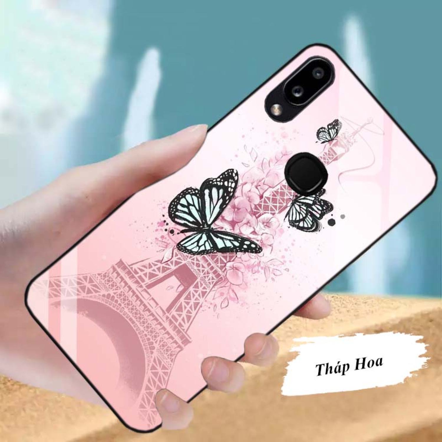 Ốp SAMSUNG A10, A10S, A20, A30, M20 Lưng Kính Cường Lực Cao Cấp Mới ƞhất