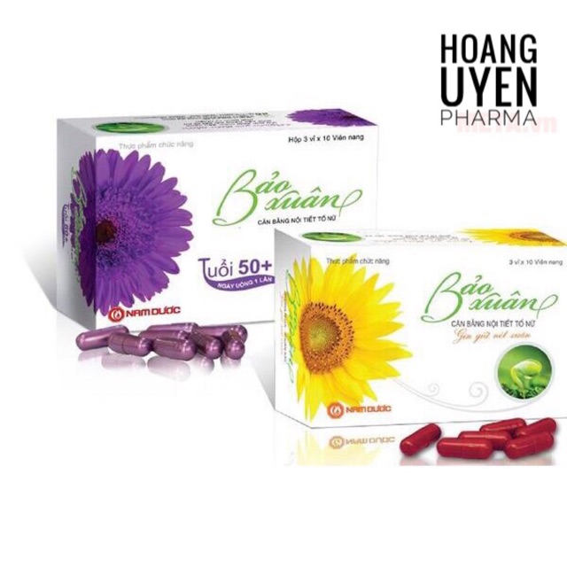 Bảo Xuân Gold và Bảo Xuân Tím - Tăng cường nội tiết tố nữ - Tím