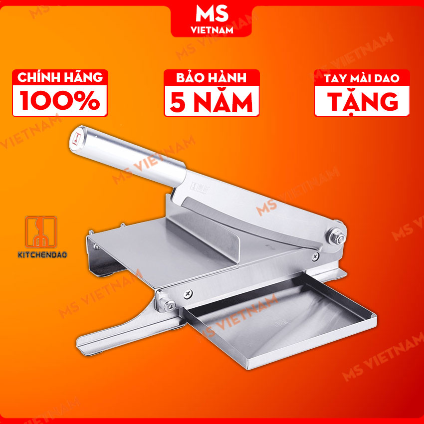 Dao Chặt Thịt Gà KD0270 - Chính Hãng - thái thịt, thái rau quả, thảo dược - Thân Inox 430 dày 1.5mm - MS Vietnam
