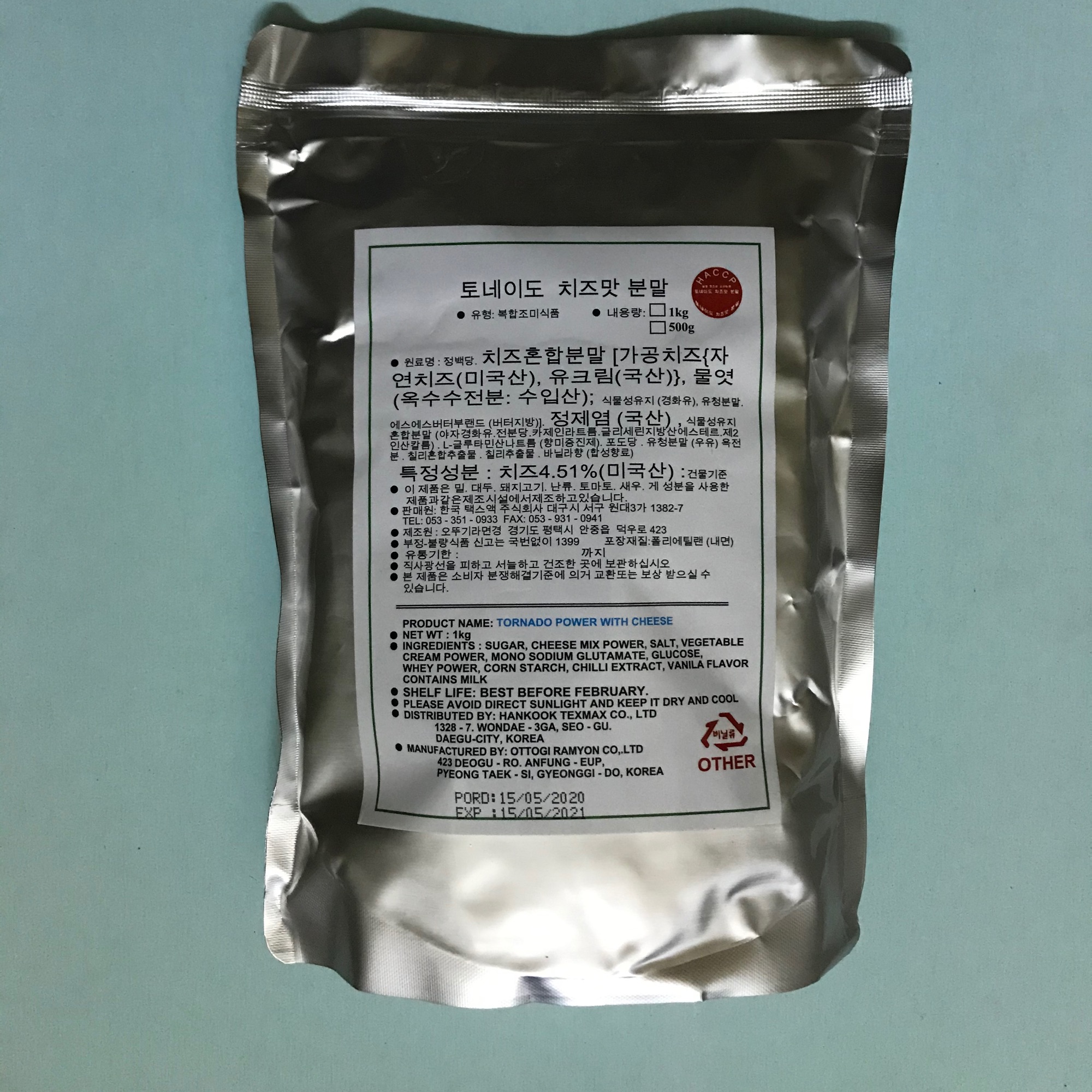 Bột phomai hàn quốc 1kg