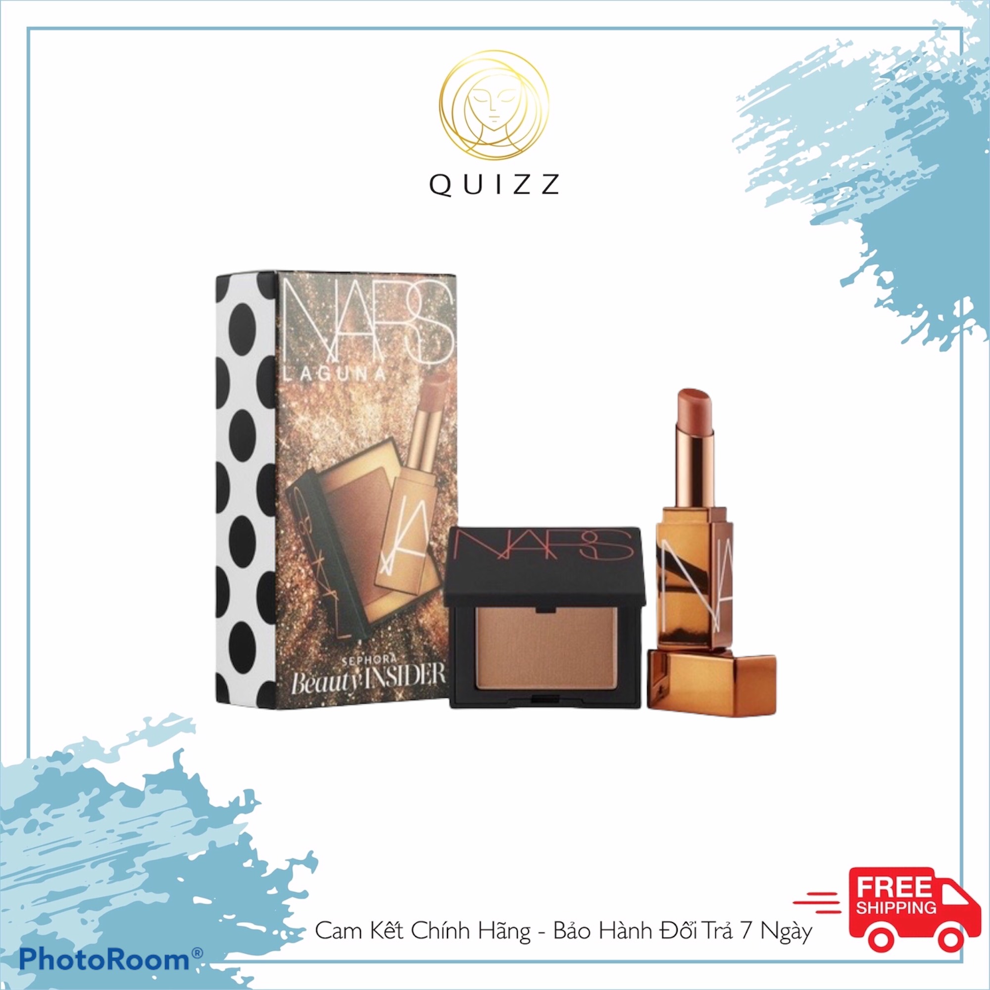 Set Trang Điểm Son + Phấn Má Nars Laguna Limited_Quizz Cosmetics
