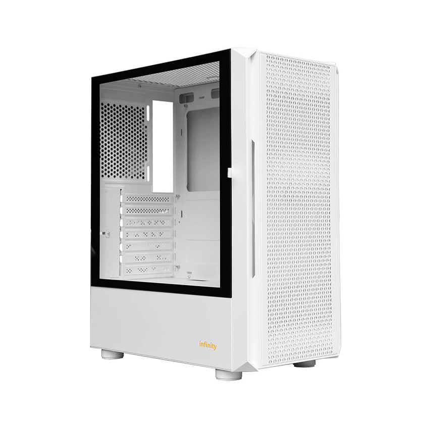 Vỏ Case Infinity Hue - White - ATX Gaming Chassis Mid Tower Màu Trắng