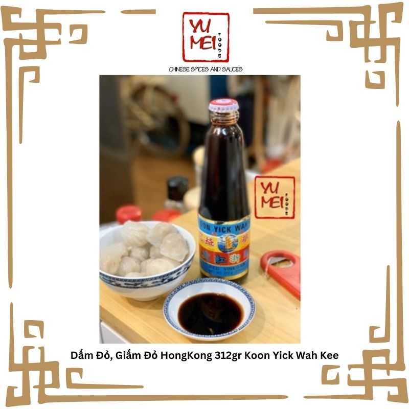 Dấm Đỏ HongKong 312gr hiệu Koon Yick Wah Kee