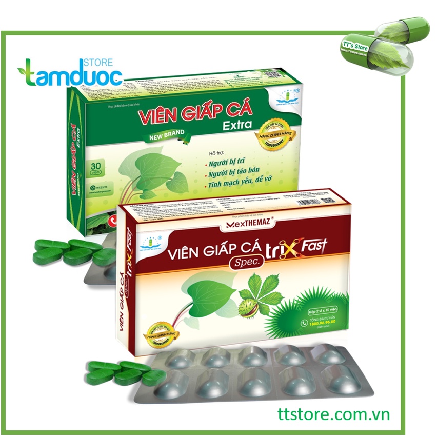 Viên giấp cá Extra New Brand Tâm Dược / Trix Fast Spec / Viên diếp cá Trisuta