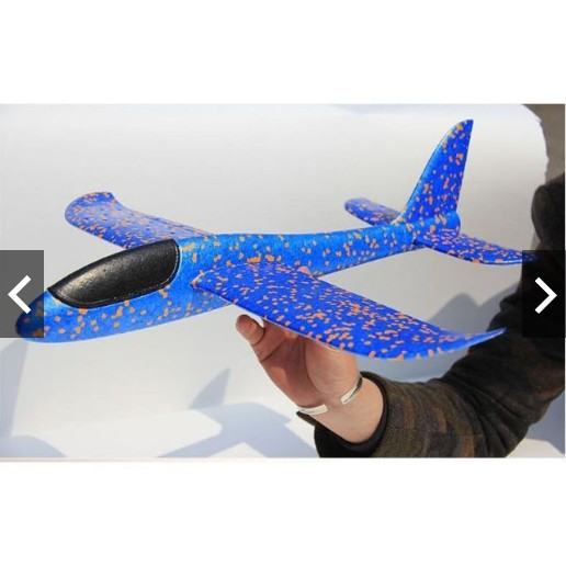 Máy bay xốp ném tay cỡ lớn 48cm- đồ chơi vận động cho bé