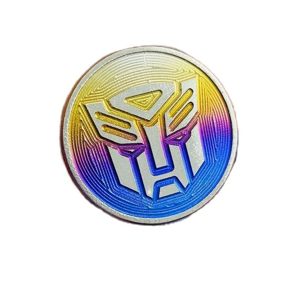 [HCM]Tem dán logo tròn AUTOROBOT chất liệu titan dán trang trí mặt nạ biển số heo dầu ( Size 22mm )