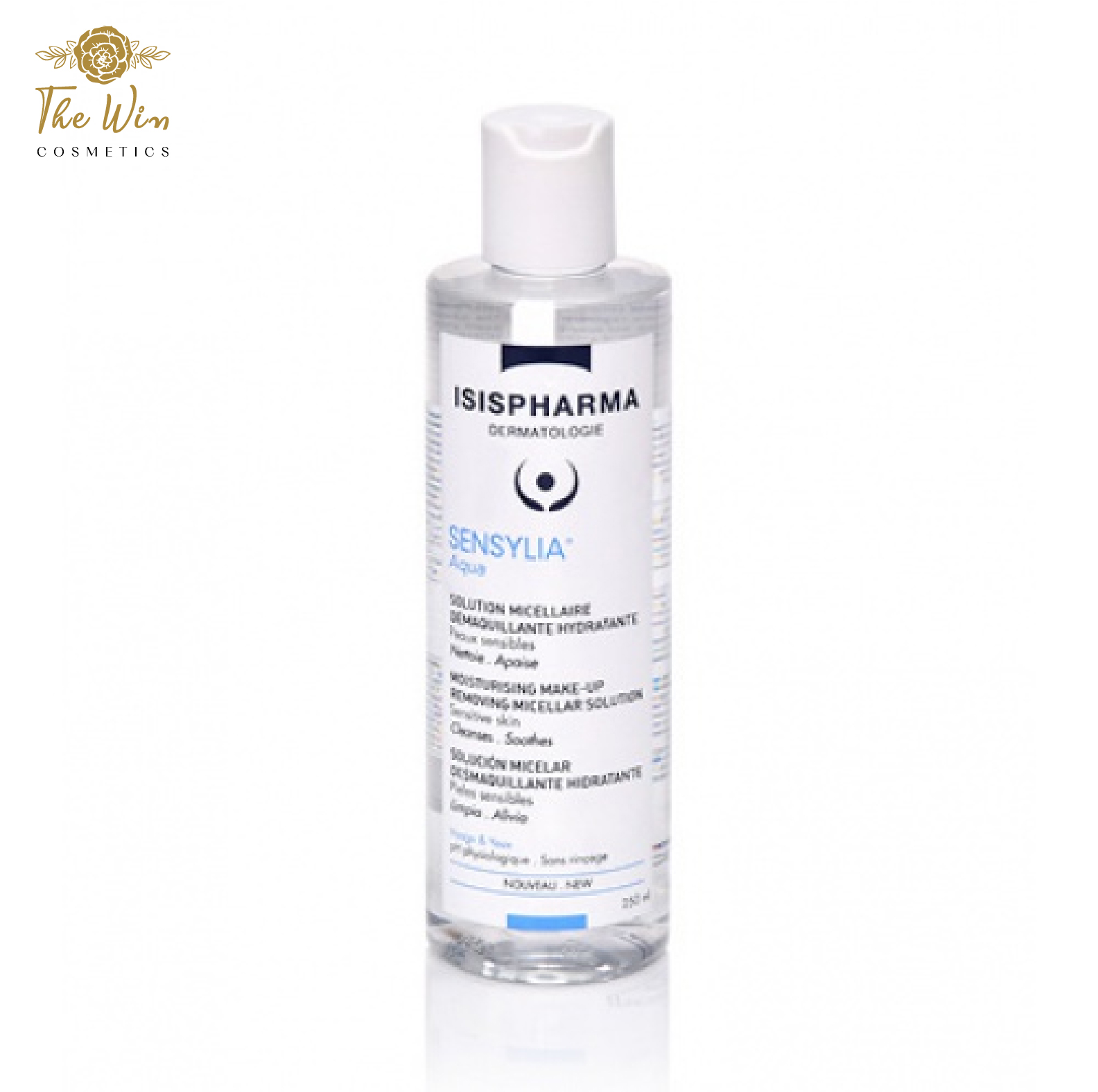 [FREESHIP MAX] Nước Tẩy Trang, Dưỡng Ẩm Cho Da Nhạy Cảm Sensylia Aqua - Isis Pharma 250ml