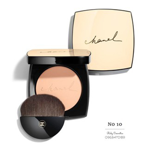 Phấn phủ cha,nel les beiges healthy glow sheer powder spf15/pa++ của pháp hộp 12gr tone 10