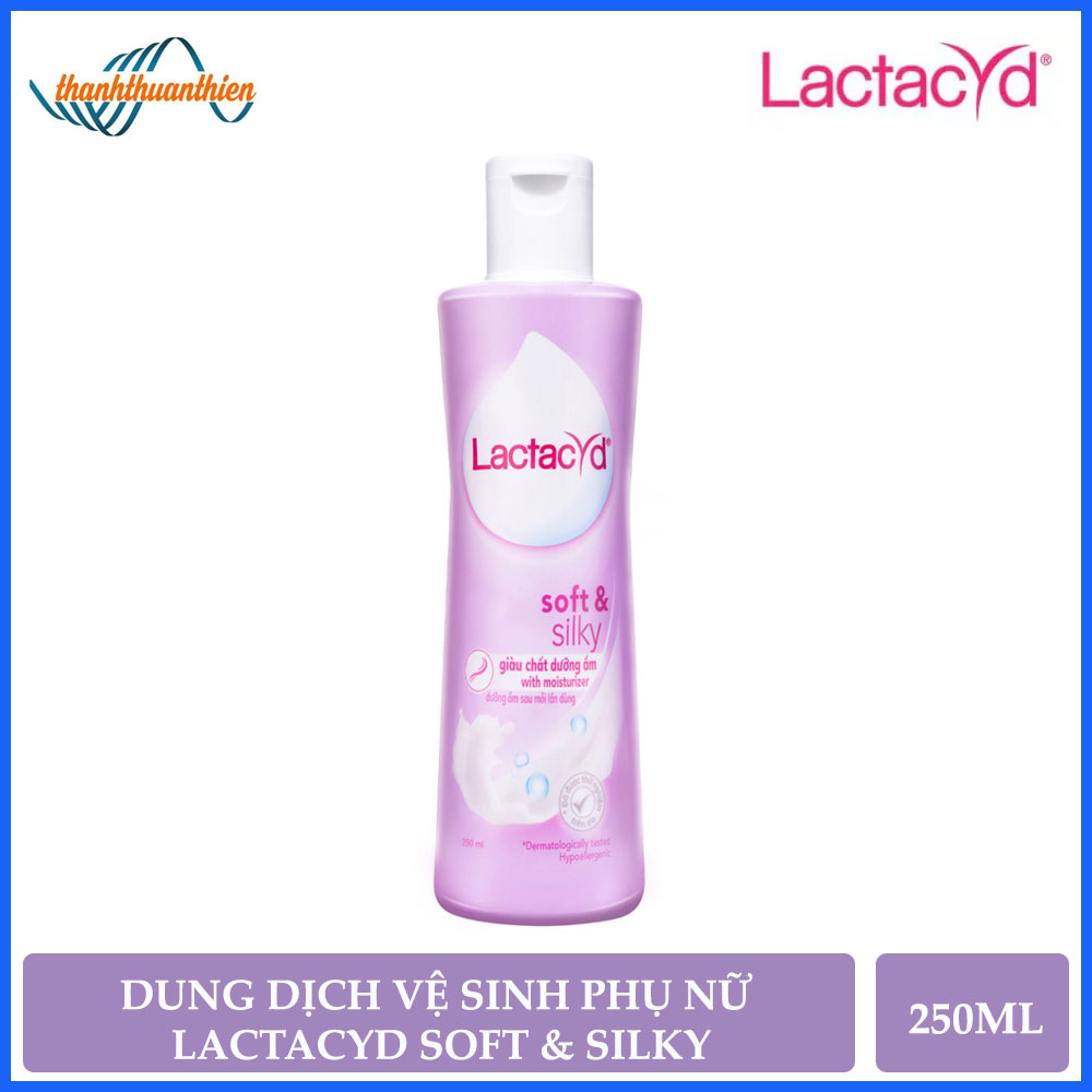 Dung dịch vệ sinh phụ nữ lactacyd dưỡng ẩm soft & silky