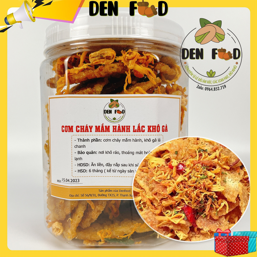 Cơm cháy lắc khô gà - hủ 500gr freeship max