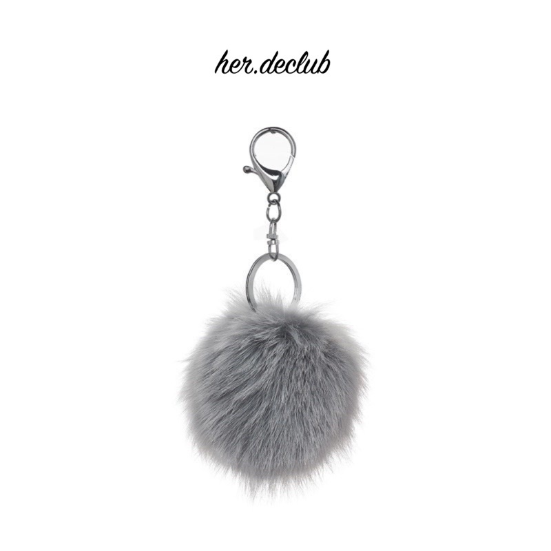 Her.declub Grey Medium Pom
