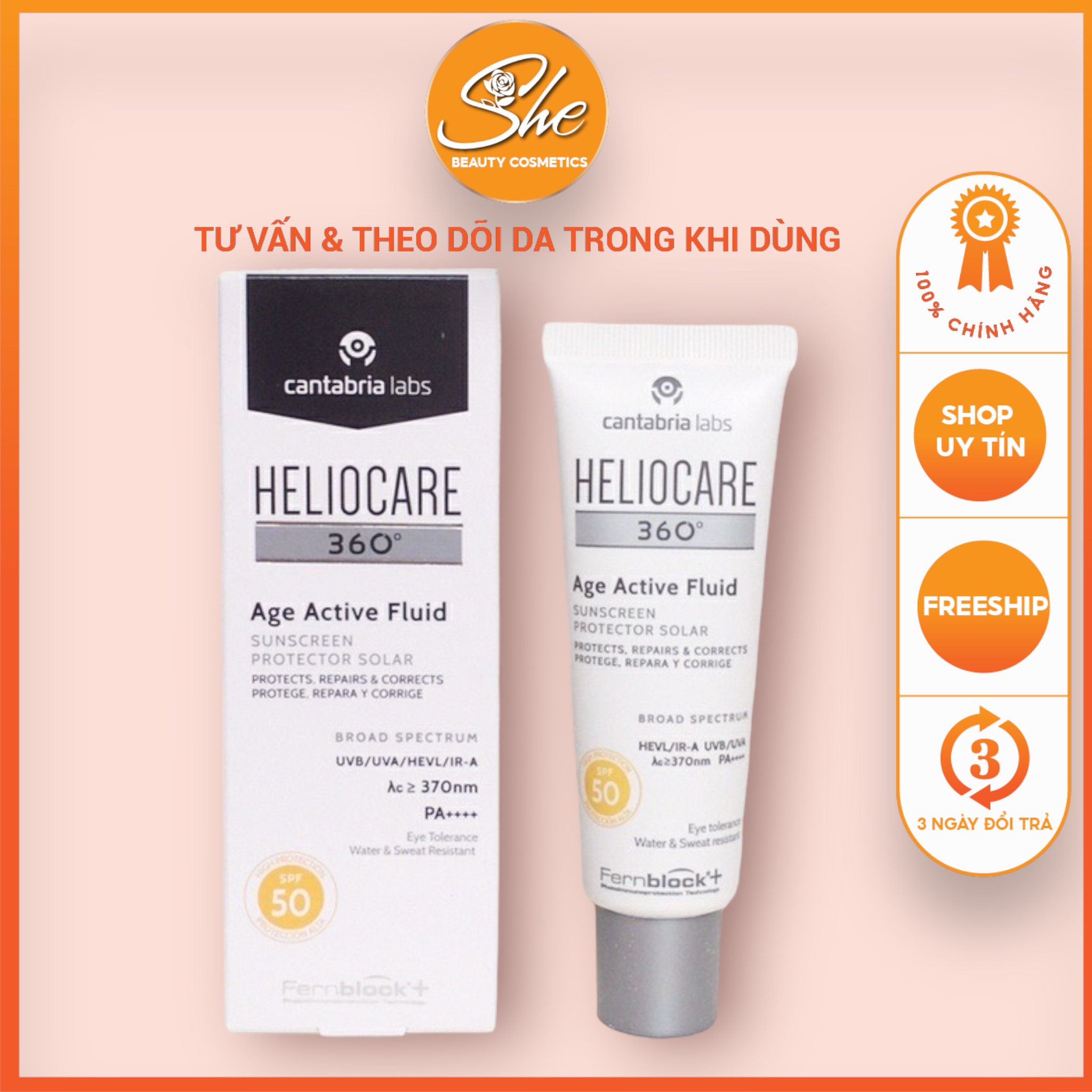 Kem chống nắng helio-care pigment