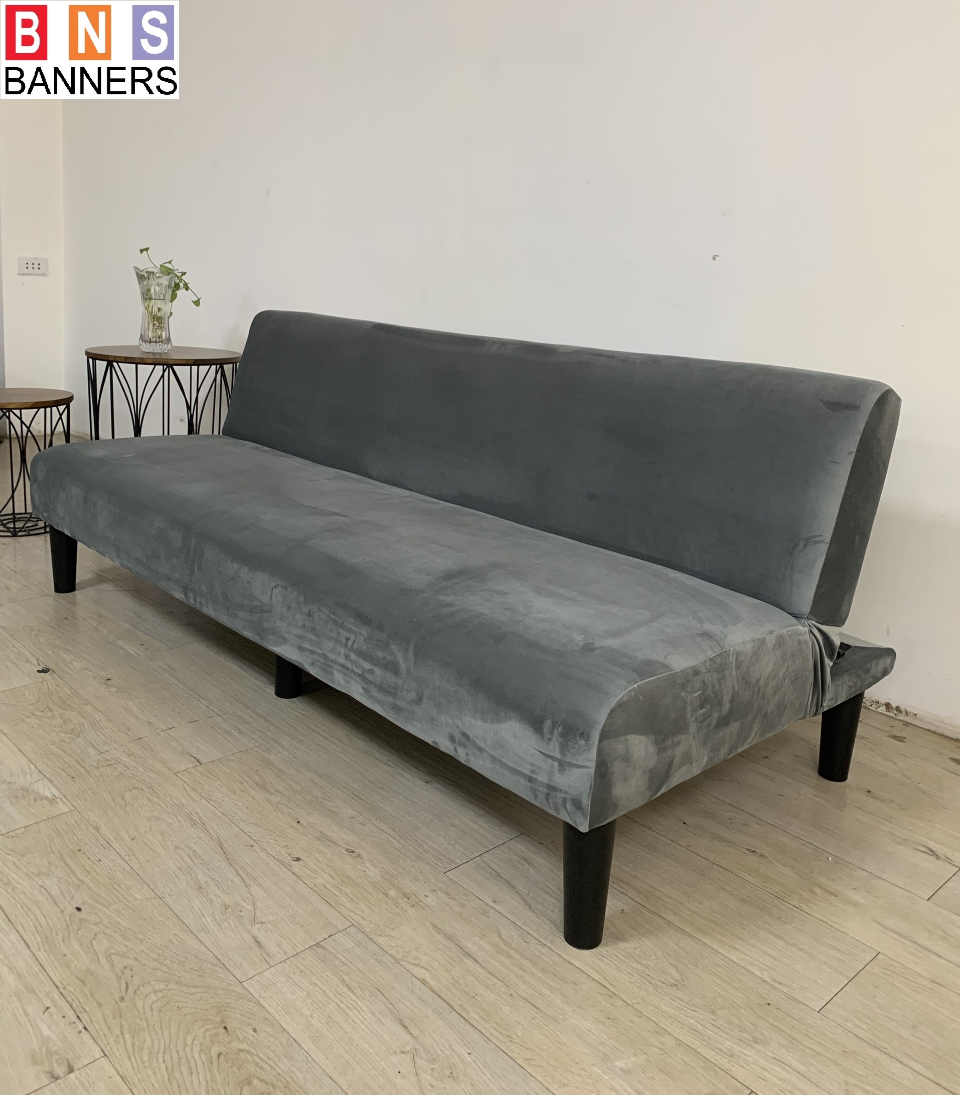 Ghế sofa giường đa năng BNS 2001KN 168*86*35cm Vải nhung