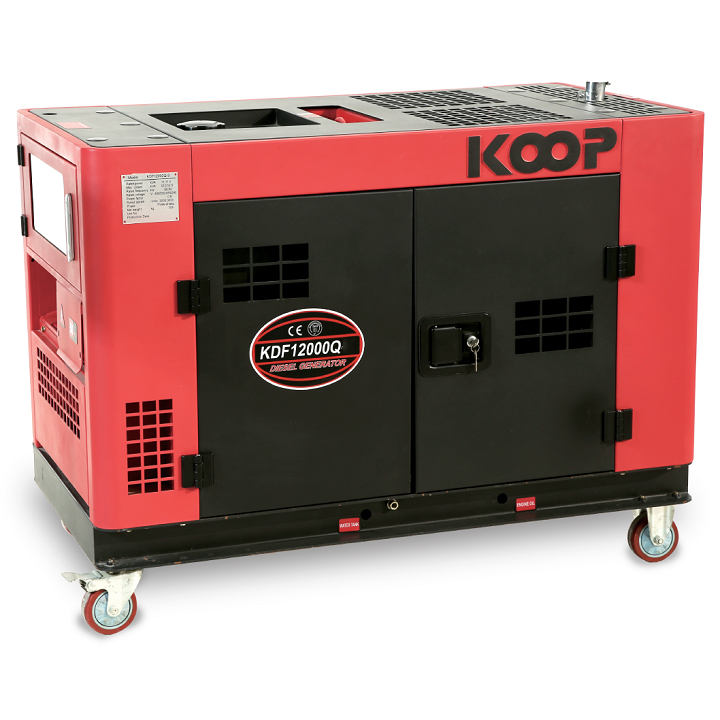 Máy phát điện chạy dầu 10kw koop kdf12000q