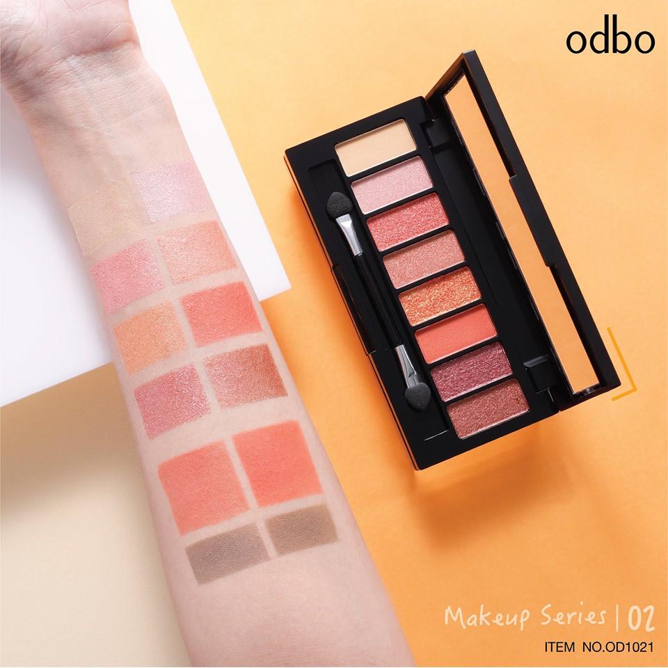 Set phấn mắt - mày - má hồng odbo makeup series no2